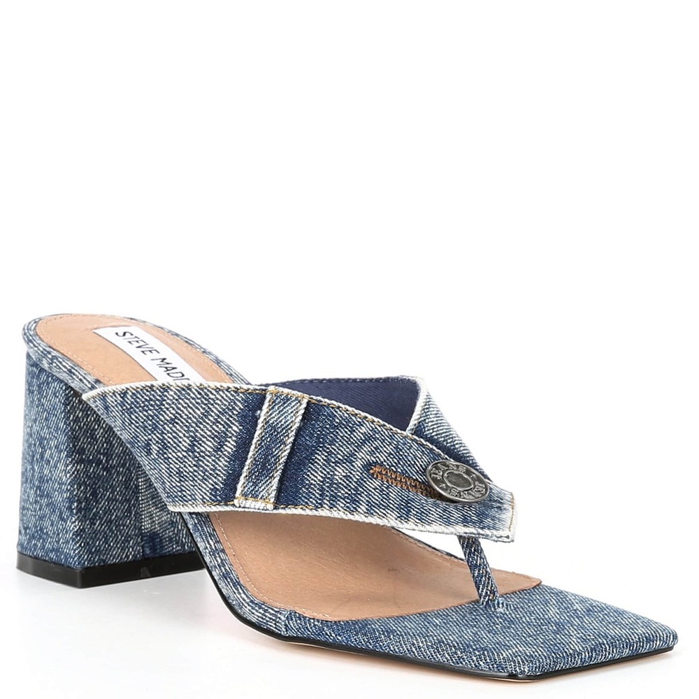 Steve Madden Nicola Denim Heels
